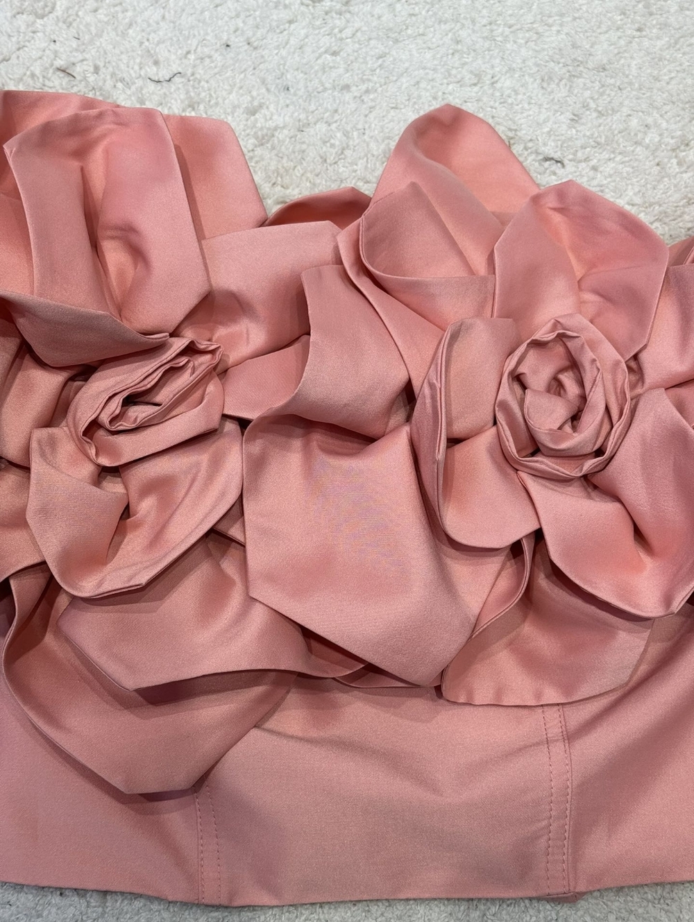 Aje Etta Off-the-shoulder Floral-appliquéd Taffeta Crop Top - Picture 11 of 12